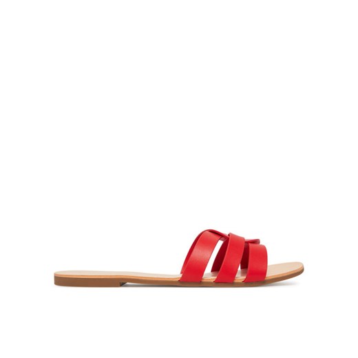 ONLY Shoes Klapki Onlfeli 4 15319426 Czerwony ze sklepu MODIVO w kategorii Klapki damskie - zdjęcie 182658551