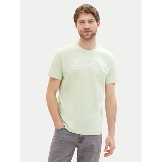 Tom Tailor T-Shirt 1035611 Zielony Regular Fit ze sklepu MODIVO w kategorii T-shirty męskie - zdjęcie 182658604