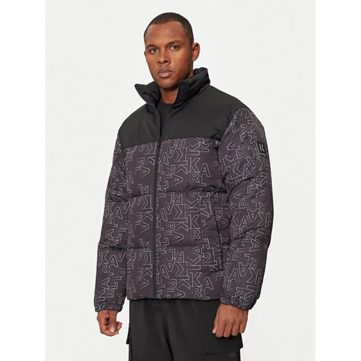 KARL LAGERFELD Kurtka puchowa 505011 544528 Szary Regular Fit ze sklepu MODIVO w kategorii Kurtki męskie - zdjęcie 182658663
