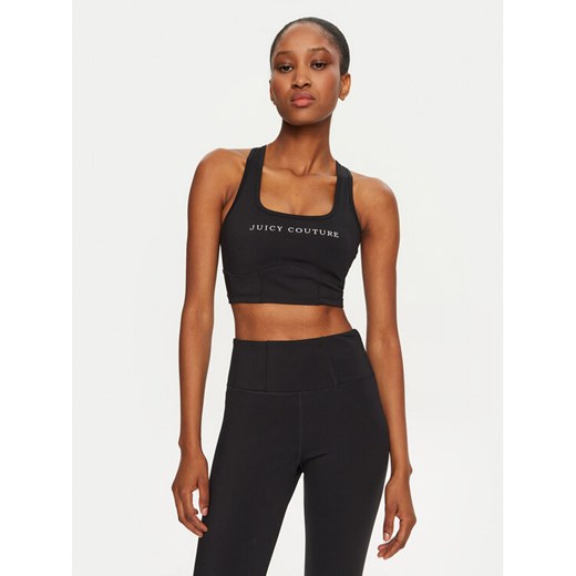 Juicy Couture Biustonosz sportowy Vesper JCSNS224405 Czarny ze sklepu MODIVO w kategorii Biustonosze - zdjęcie 182658704