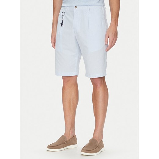 Paul&Shark Szorty materiałowe 25414093 Błękitny Regular Fit ze sklepu MODIVO w kategorii Spodenki męskie - zdjęcie 182658713
