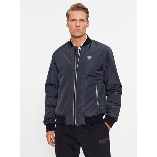 EA7 Emporio Armani Kurtka bomber 8NPB12 PN7LZ 1578 Granatowy Regular Fit ze sklepu MODIVO w kategorii Kurtki męskie - zdjęcie 182658744