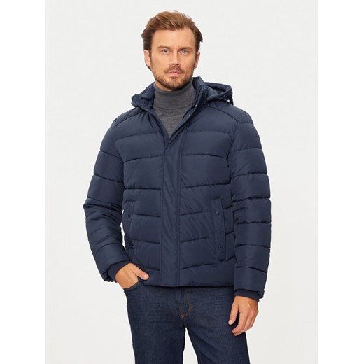 Geox Kurtka zimowa Leitan M4628C T3144 F4545 Granatowy Regular Fit ze sklepu MODIVO w kategorii Kurtki męskie - zdjęcie 182658814