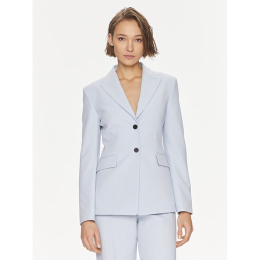 Hugo Marynarka Asmalla 50510434 Niebieski Slim Fit ze sklepu MODIVO w kategorii Marynarki damskie - zdjęcie 182658822