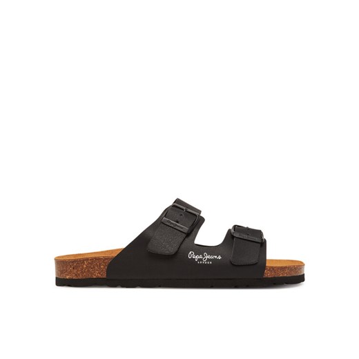 Pepe Jeans Klapki PLS90638 Czarny ze sklepu MODIVO w kategorii Klapki damskie - zdjęcie 182658890