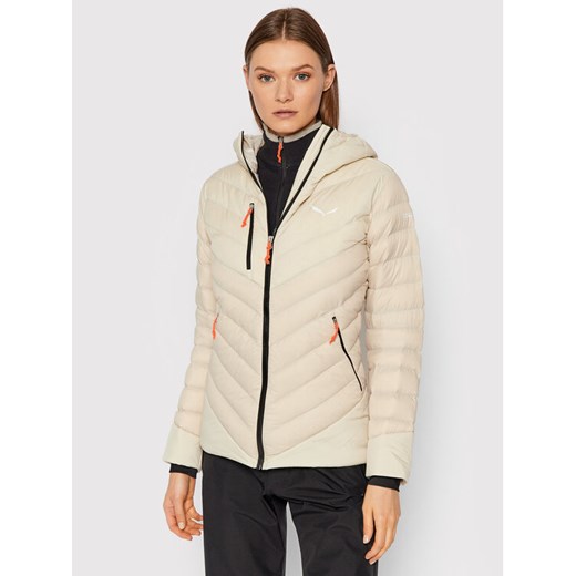 Salewa Kurtka puchowa Ortles Medium 2 27162 Beżowy Regular Fit ze sklepu MODIVO w kategorii Kurtki damskie - zdjęcie 182658931