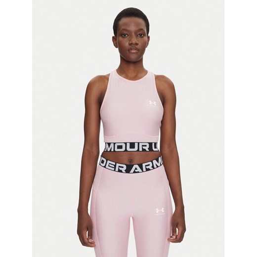 Under Armour Koszulka techniczna HeatGear 1388694 Różowy Slim Fit Under Armour XL MODIVO
