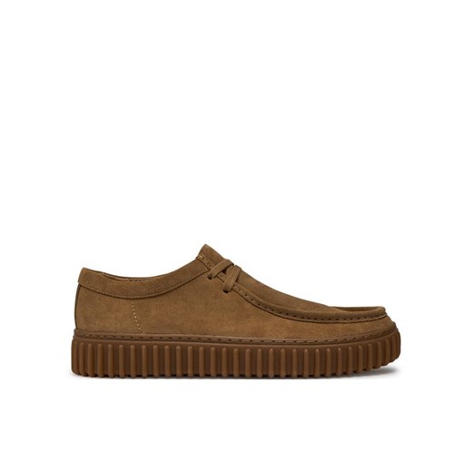 Clarks Mokasyny Torhill Lo 26173471 Brązowy ze sklepu MODIVO w kategorii Półbuty męskie - zdjęcie 182659054