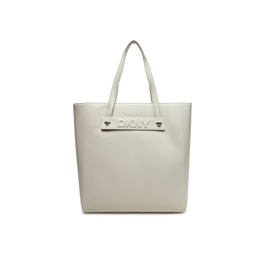 DKNY Torebka R44AAG94 Beżowy ze sklepu MODIVO w kategorii Torby Shopper bag - zdjęcie 182659130