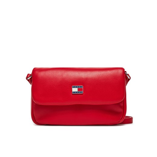 Tommy Jeans Torebka Tjw Pillow Flap Crossover AW0AW16978 Czerwony ze sklepu MODIVO w kategorii Listonoszki - zdjęcie 182659152