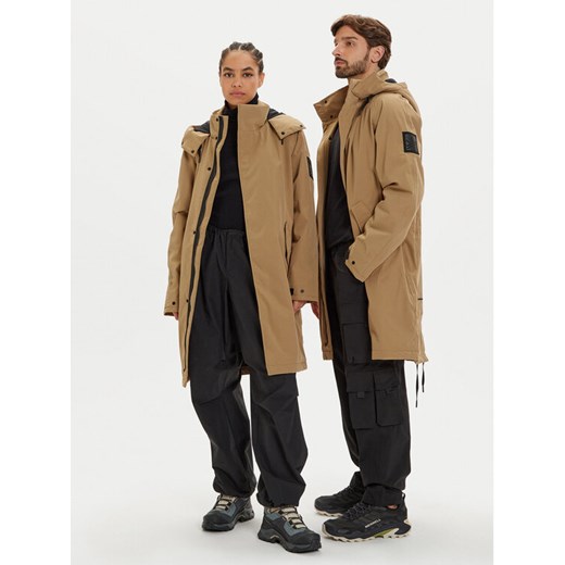 Halti Parka Flemari 065-0421 Beżowy Regular Fit ze sklepu MODIVO w kategorii Parki damskie - zdjęcie 182659244