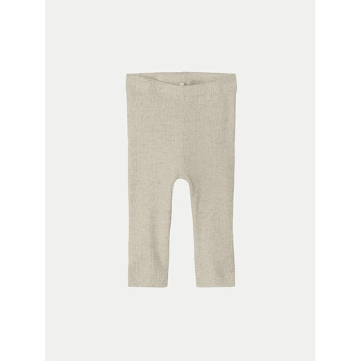 NAME IT Legginsy 13198040 Beżowy Regular Fit ze sklepu MODIVO w kategorii Legginsy niemowlęce - zdjęcie 182659270