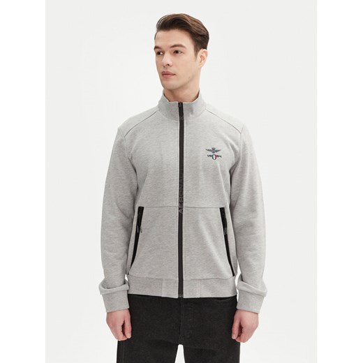 Aeronautica Militare Bluza 251FE1986F581 Szary Regular Fit ze sklepu MODIVO w kategorii Bluzy męskie - zdjęcie 182659320