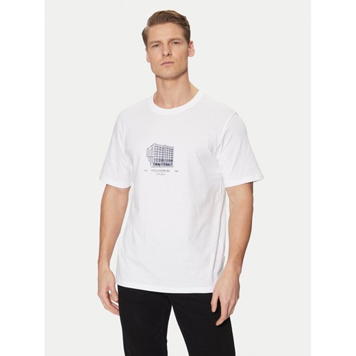 Jack&Jones T-Shirt Boston 12273400 Biały Relaxed Fit ze sklepu MODIVO w kategorii T-shirty męskie - zdjęcie 182659331