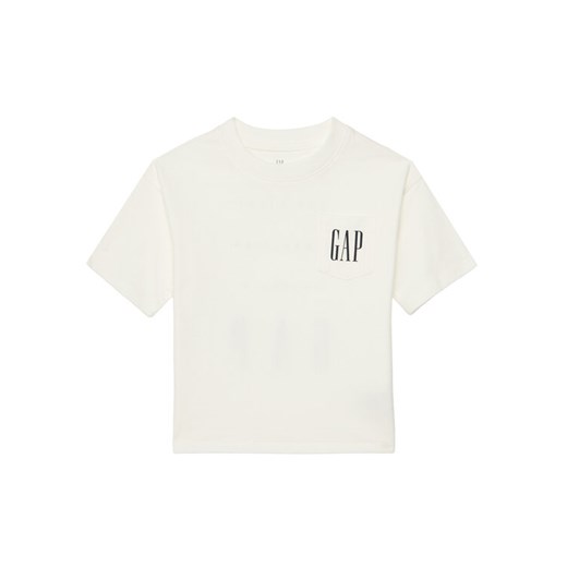 Gap T-Shirt 745250-01 Biały Regular Fit ze sklepu MODIVO w kategorii T-shirty chłopięce - zdjęcie 182659370