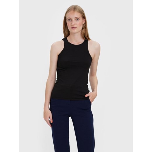 Vero Moda Top Bianca 10279787 Czarny Standard Fit ze sklepu MODIVO w kategorii Bluzki damskie - zdjęcie 182659391