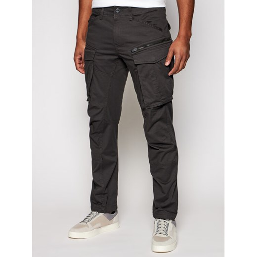 G-Star Raw Spodnie materiałowe Rovic D02190-5126-976 Szary Tapered Fit ze sklepu MODIVO w kategorii Spodnie męskie - zdjęcie 182659393