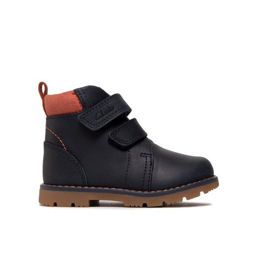 Clarks Trzewiki Heath Strap T 261692667 Granatowy ze sklepu MODIVO w kategorii Buty zimowe dziecięce - zdjęcie 182659410