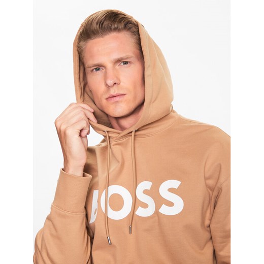 Boss Bluza 50496661 Beżowy Oversize ze sklepu MODIVO w kategorii Bluzy męskie - zdjęcie 182659422