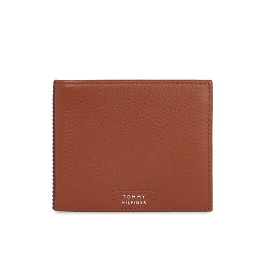 Tommy Hilfiger Duży Portfel Męski Th Prem Leather Flap & Coin AM0AM12189 Brązowy ze sklepu MODIVO w kategorii Portfele męskie - zdjęcie 182659431
