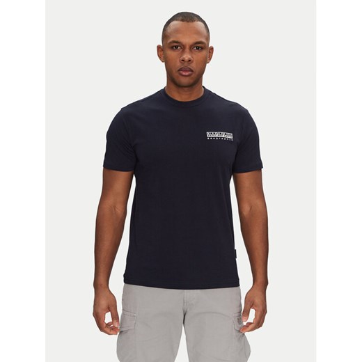 Napapijri T-Shirt S-Vignoni NP0A4ILX Granatowy Regular Fit ze sklepu MODIVO w kategorii T-shirty męskie - zdjęcie 182659480