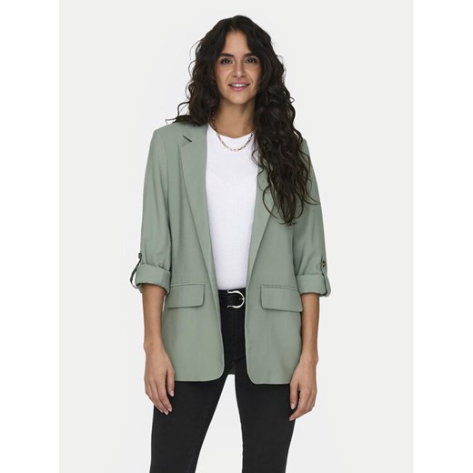 ONLY Marynarka Aris 15310839 Zielony Loose Fit ze sklepu MODIVO w kategorii Marynarki damskie - zdjęcie 182659492