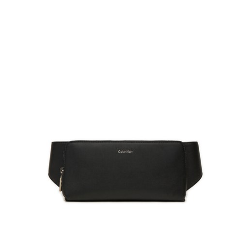 Calvin Klein Saszetka nerka Ck Sleek Waistbag K50K512785 Czarny ze sklepu MODIVO w kategorii Nerki - zdjęcie 182659593