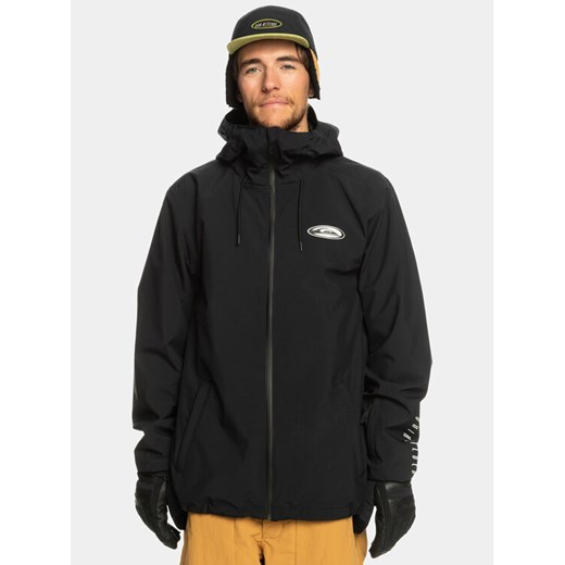 Quiksilver Kurtka outdoor High In Th Hood EQYTJ03436 Czarny Regular Fit ze sklepu MODIVO w kategorii Kurtki męskie - zdjęcie 182659603