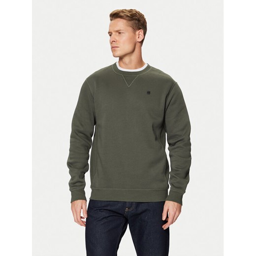 G-Star Raw Bluza Premium Core D16917-C235 Szary Regular Fit ze sklepu MODIVO w kategorii Bluzy męskie - zdjęcie 182659630