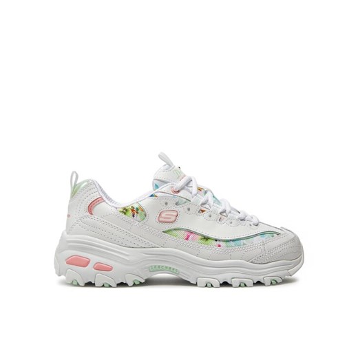 Skechers Sneakersy D'Lites-Blooming Fields 149794/WMLT Biały ze sklepu MODIVO w kategorii Buty sportowe damskie - zdjęcie 182659643