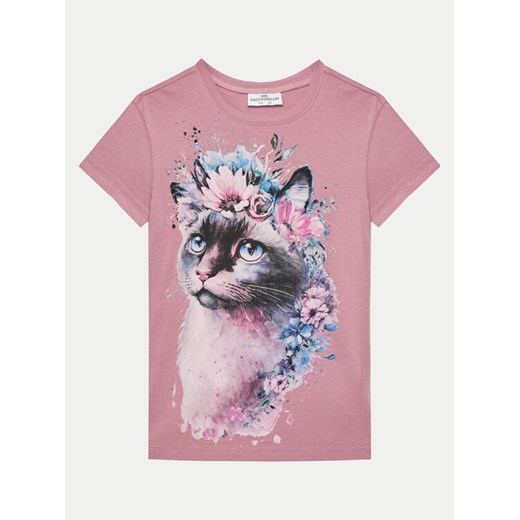 Coccodrillo T-Shirt WC5143217VGA Różowy Regular Fit ze sklepu MODIVO w kategorii Bluzki dziewczęce - zdjęcie 182659703