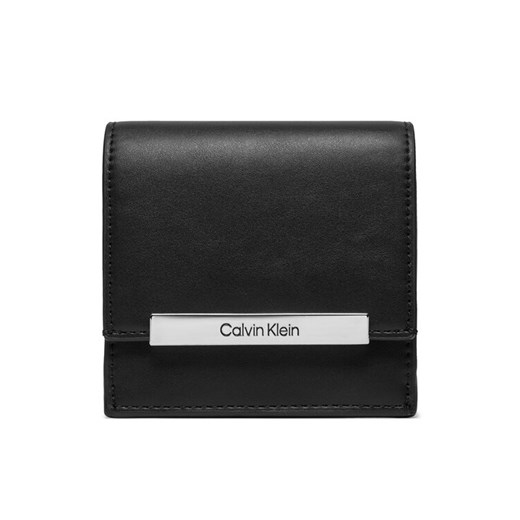 Calvin Klein Mały Portfel Damski K60K612206 Czarny ze sklepu MODIVO w kategorii Portfele damskie - zdjęcie 182659711