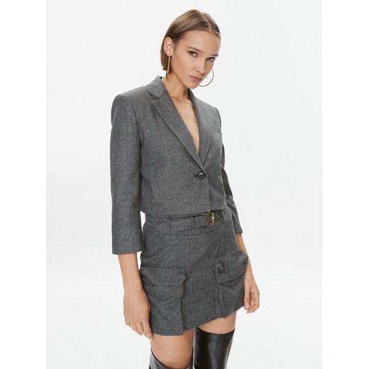 Pinko Marynarka Godzilla 102304 A07P Szary Regular Fit ze sklepu MODIVO w kategorii Marynarki damskie - zdjęcie 182659714
