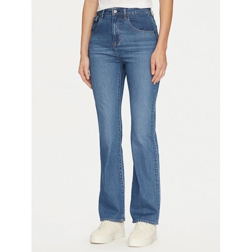 BOSS Jeansy Lyris 50531993 Niebieski Straight Fit ze sklepu MODIVO w kategorii Jeansy damskie - zdjęcie 182659724