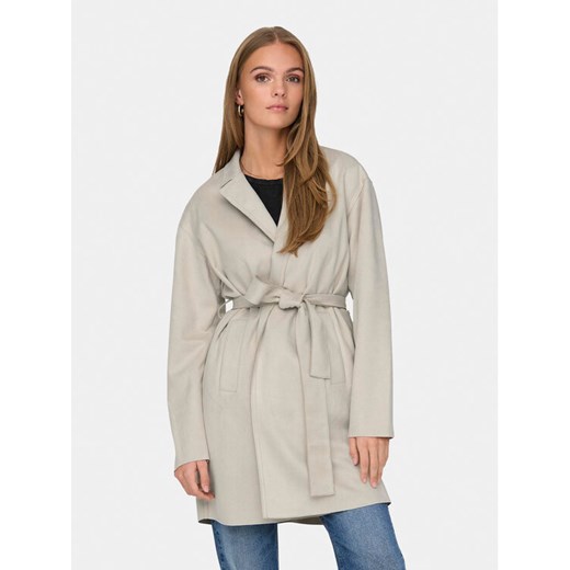 ONLY Płaszcz przejściowy Joline 15315660 Beżowy Regular Fit ze sklepu MODIVO w kategorii Płaszcze damskie - zdjęcie 182659740