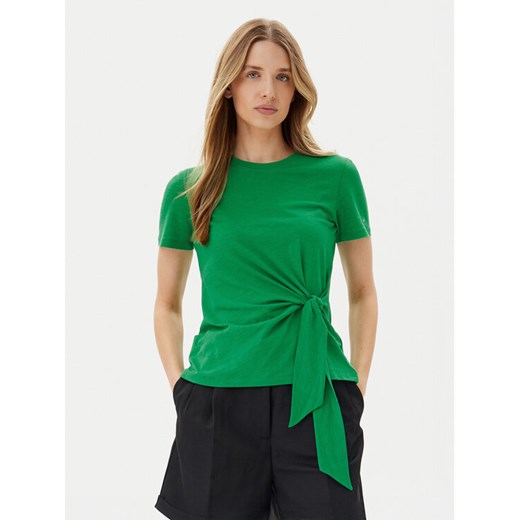 Tommy Hilfiger T-Shirt WW0WW44559 Zielony Regular Fit ze sklepu MODIVO w kategorii Bluzki damskie - zdjęcie 182659754