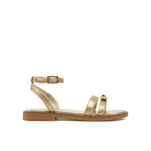 Calvin Klein Jeans Sandały Sandal V4A2-83052-1322 Złoty ze sklepu MODIVO w kategorii Sandały dziecięce - zdjęcie 182659833
