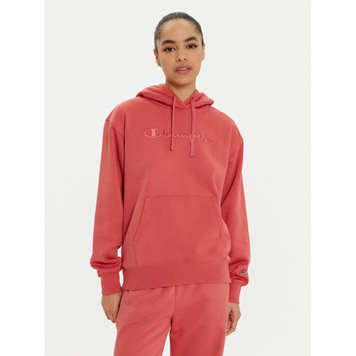 Champion Bluza 117581 Czerwony Regular Fit ze sklepu MODIVO w kategorii Bluzy damskie - zdjęcie 182659850