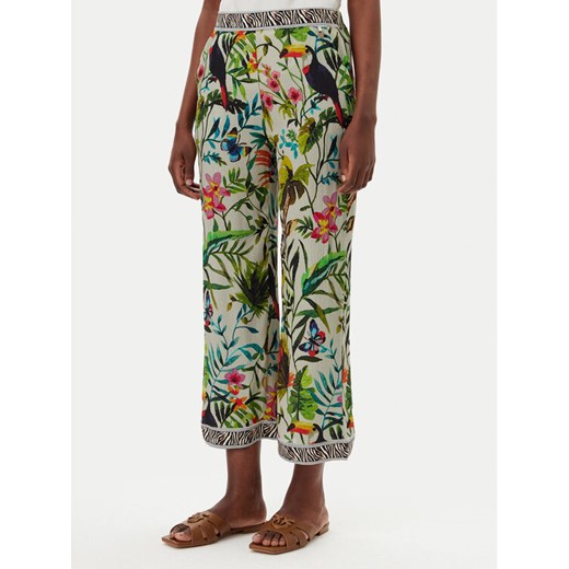 LOLA CASADEMUNT Spodnie materiałowe LS2514016 Kolorowy Relaxed Fit ze sklepu MODIVO w kategorii Spodnie damskie - zdjęcie 182659904