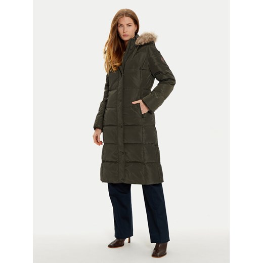 LAUREN RALPH LAUREN Kurtka puchowa 297957518005 Zielony Regular Fit ze sklepu MODIVO w kategorii Kurtki damskie - zdjęcie 182659920