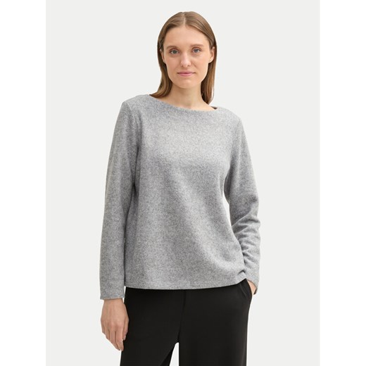Tom Tailor Sweter 1043168 Szary Regular Fit ze sklepu MODIVO w kategorii Swetry damskie - zdjęcie 182659964