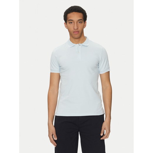 Geox Polo M5510R T3236 F4508 Błękitny Regular Fit ze sklepu MODIVO w kategorii T-shirty męskie - zdjęcie 182659992