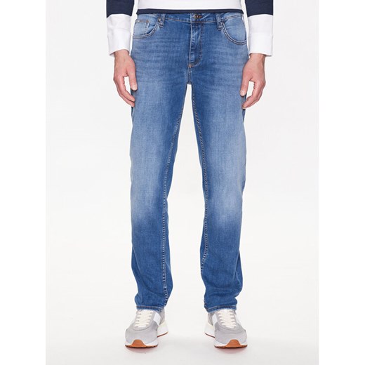Lindbergh Jeansy 30-020000SFB Niebieski Tapered Fit ze sklepu MODIVO w kategorii Jeansy męskie - zdjęcie 182660043