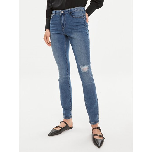 Vero Moda Jeansy June 10301199 Niebieski Skinny Fit ze sklepu MODIVO w kategorii Jeansy damskie - zdjęcie 182660094