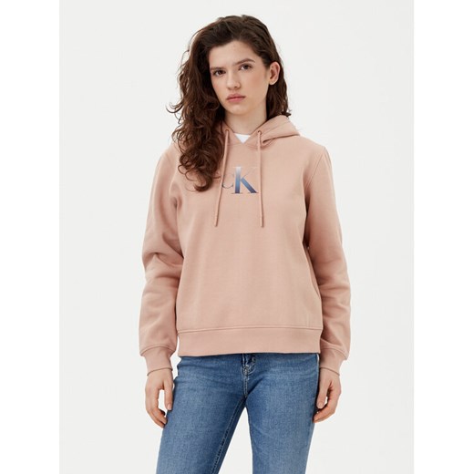 Calvin Klein Jeans Bluza Gradient J20J224721 Pomarańczowy Regular Fit ze sklepu MODIVO w kategorii Bluzy damskie - zdjęcie 182660103