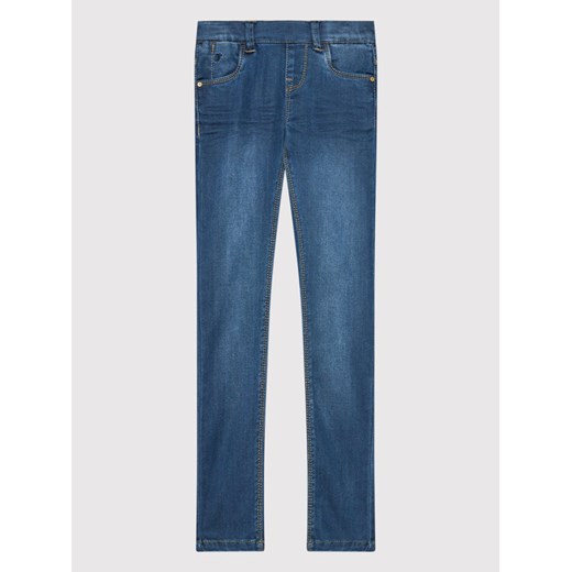 NAME IT Legginsy 13165980 Niebieski Skinny Fit ze sklepu MODIVO w kategorii Spodnie dziewczęce - zdjęcie 182660122