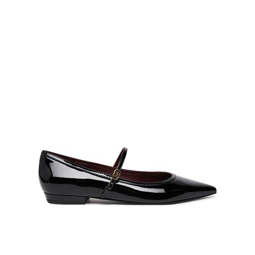 Tory Burch Baleriny Double Buckle Mary Jane 162764 Czarny ze sklepu MODIVO w kategorii Balerinki - zdjęcie 182660124