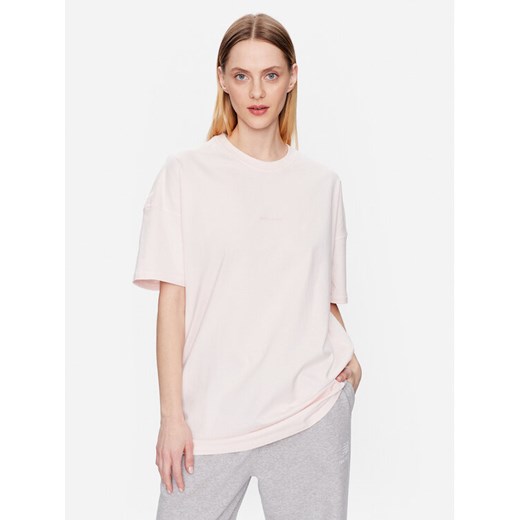 New Balance T-Shirt Athletics Nature WT23556 Różowy Relaxed Fit ze sklepu MODIVO w kategorii Bluzki damskie - zdjęcie 182660143