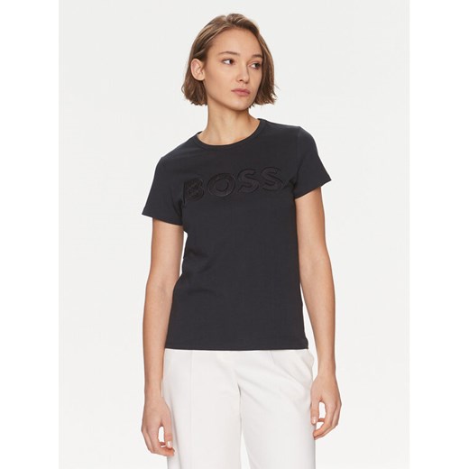 Boss T-Shirt Eventsa 50514967 Granatowy Regular Fit ze sklepu MODIVO w kategorii Bluzki damskie - zdjęcie 182660180