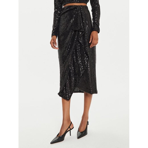 ViCOLO Spódnica midi TS0404 Czarny Regular Fit ze sklepu MODIVO w kategorii Spódnice - zdjęcie 182660181
